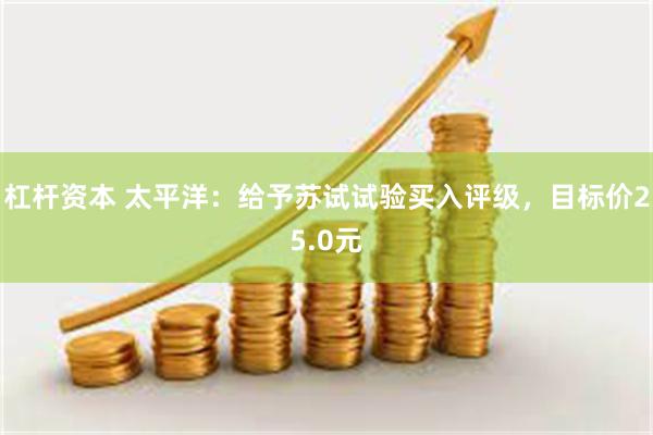 杠杆资本 太平洋：给予苏试试验买入评级，目标价25.0元