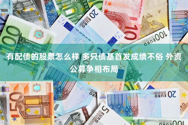 有配债的股票怎么样 多只债基首发成绩不俗 外资公募争相布局
